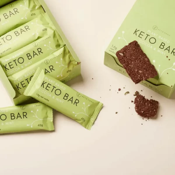 Keto Hana - Cocoa & Mint Keto Bar - 40g