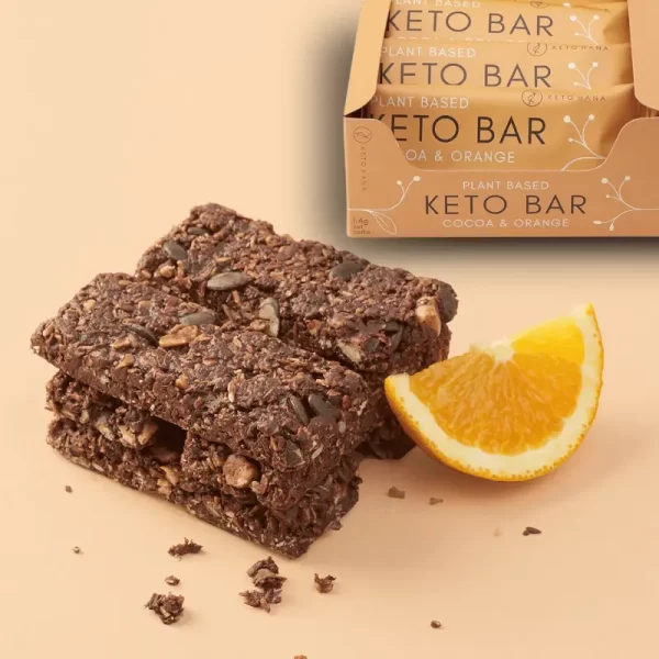 Keto Hana - Cocoa & Orange Keto Bar - 40g