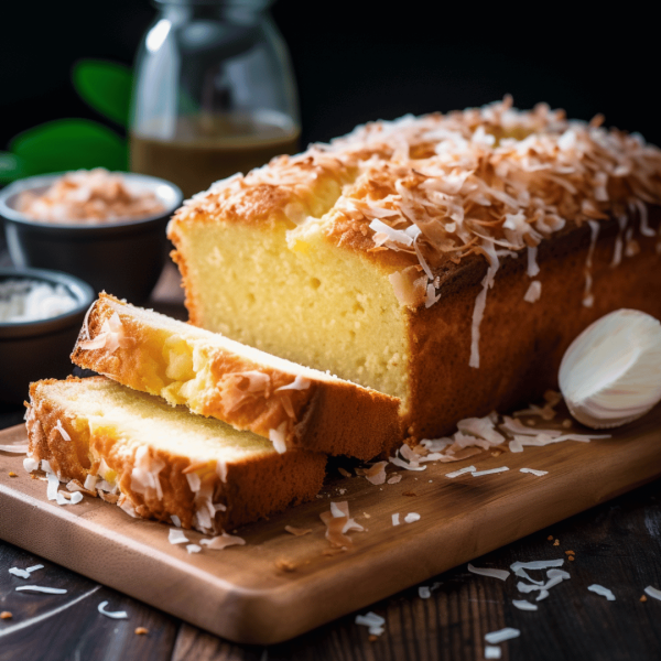 COCONUT CAKE SLICE