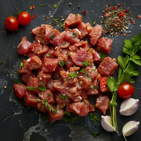 Pork - Diced Kebab Italian Tomato & Herb