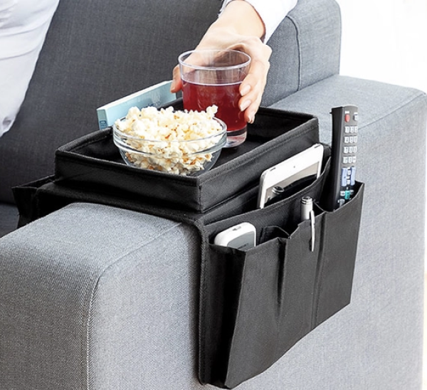 sofa tray control drink holder gift luxury