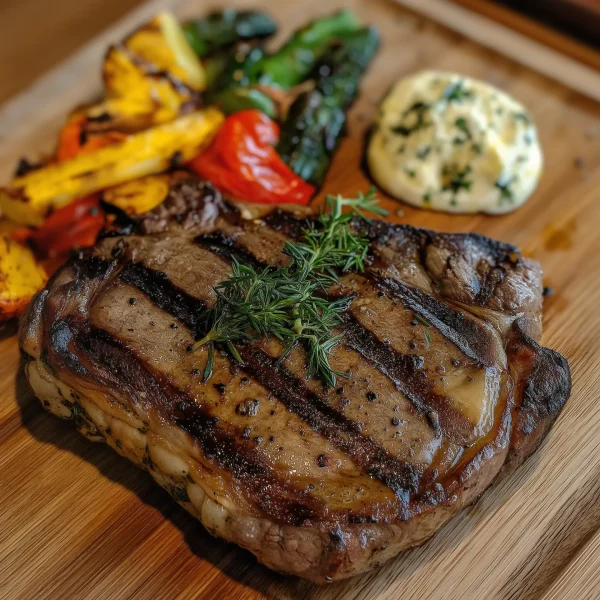 juicy ribeye steak